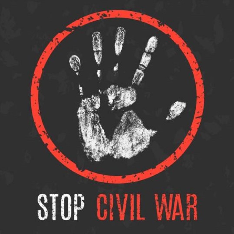 Stop Civil War Sign