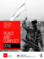 Peace and Conflict 2016 Book cover -- Peace and Conflict 2016