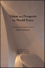Vision and Prospects for World Peace Book cover -- Vision and Prospects for World Peace